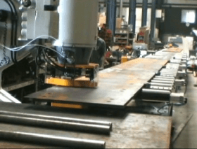 CNC Punch Cutting Line for flat bar